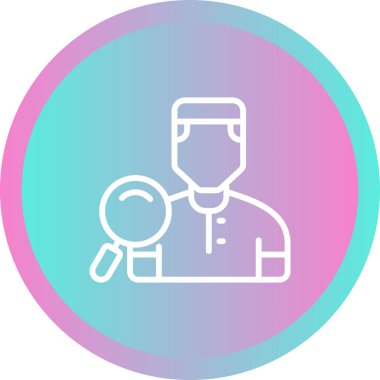 kullanıcı. Web simgesi basit illüstrasyon