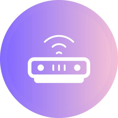 Yönlendirici. Web simgesi basit illüstrasyon 