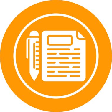 Sözleşmeli ağ simgesi, vektör illüstrasyonu