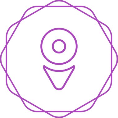 Aşağı kaydır. Web simgesi basit illüstrasyon