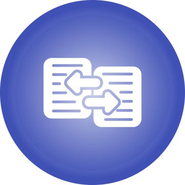 Veri Aktarımı modern simgesinin vektör çizimi