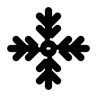 Kar Tanesi Ağı simgesi. Basit resimleme