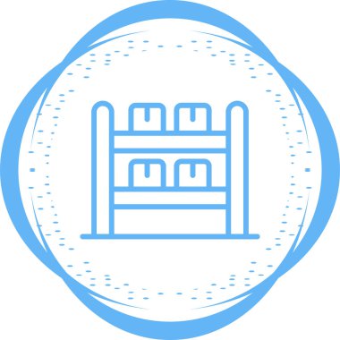 Stok simgesinin vektör illüstrasyonu