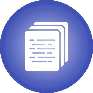 belge sayfa simgesi, vektör illüstrasyonu basit tasarım