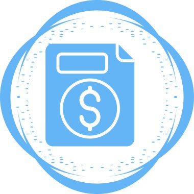 belge web simgesi vektör illüstrasyonu