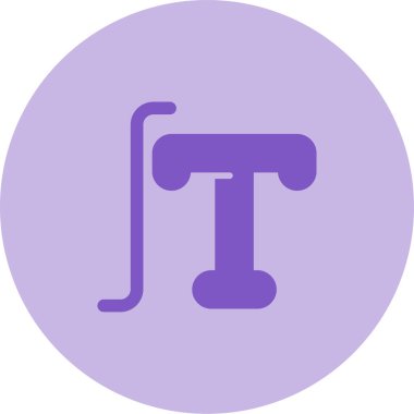 Typography simgesinin vektör illüstrasyonu