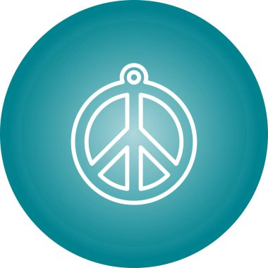 Barış işareti web illüstrasyon tasarımı