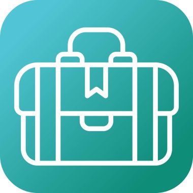 Evrak Çantası'nı web simge vektör çizim