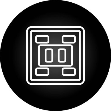 Soket simgesi tasarımı, vektör illüstrasyonu