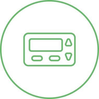 Sayfa simgesi, vektör illüstrasyonu basit tasarım