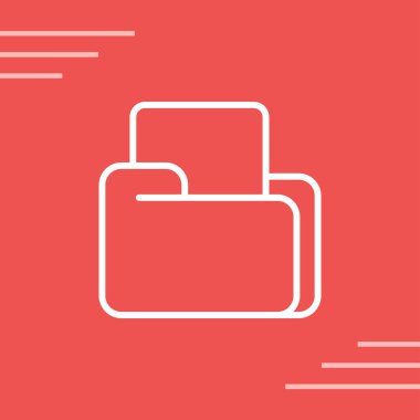 belge web simgesi vektör illüstrasyonu