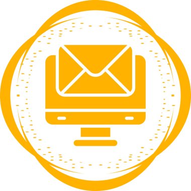 E- posta simgesinin vektör illüstrasyonu