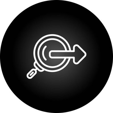 Ara. Web simgesi basit tasarım
