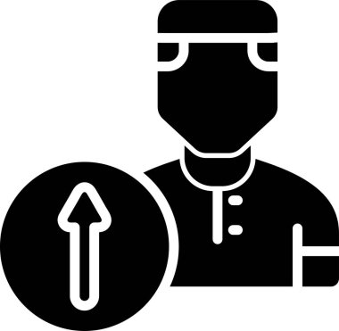 kullanıcı. Web simgesi basit illüstrasyon