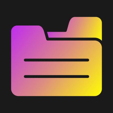 Dizin Açık Web simgesi, basit vektör illüstrasyonu