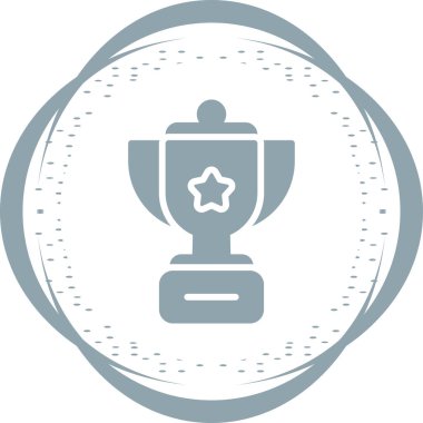 kupa web simgesi vektör illüstrasyonu 