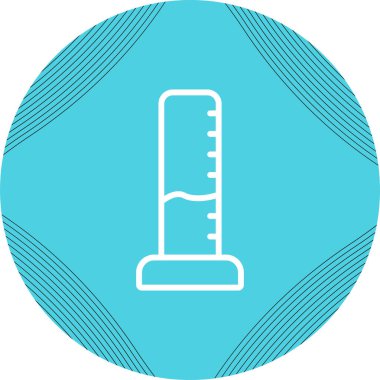 Mezuniyet Silindiri simgesinin vektör illüstrasyonu