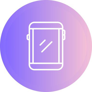 akıllı telefon simgesi, vektör illüstrasyonu basit tasarım