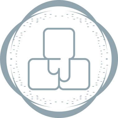 Buz ağı ikonu vektör illüstrasyonu 