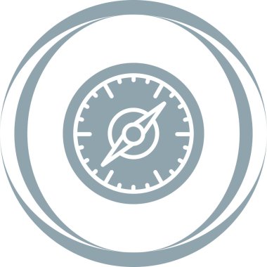 pusula simgesi web basit illüstrasyon