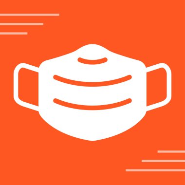 Maske simgesinin web illüstrasyonu