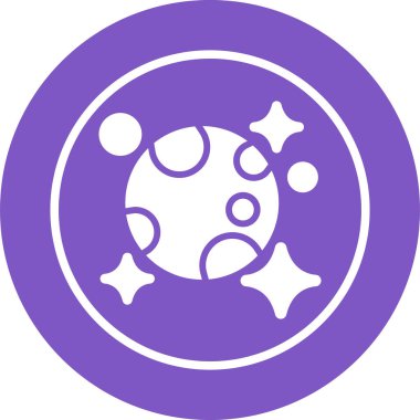 ay ve yıldız simge vektör çizim 