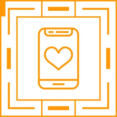 cep telefonu simgesi, vektör illüstrasyonu basit tasarım