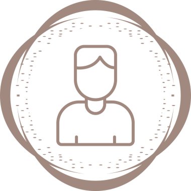 Hasta web simgesi vektör illüstrasyonu