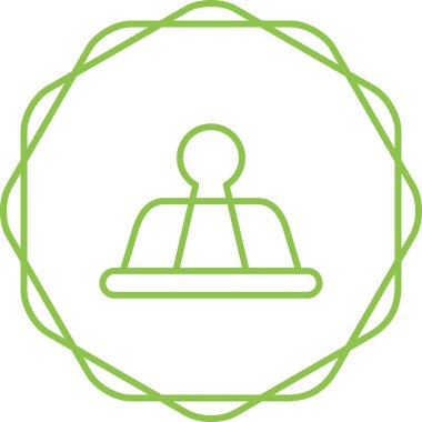 ataç simgesinin vektör illüstrasyonu