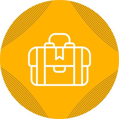 Evrak Çantası'nı web simge vektör çizim