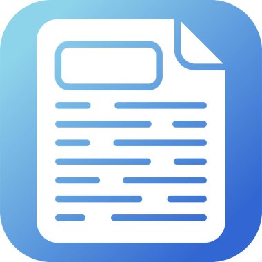 Sayfa Yüzleşmesi simgesinin vektör çizimi