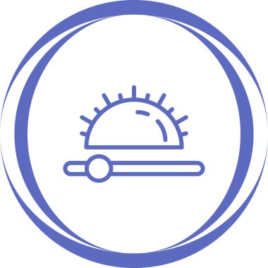 Karşıtlık simgesi, parlaklık simgesi. Beyaz arkaplandaki karşıtlık simgesini ayarla