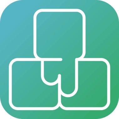 Buz ağı ikonu vektör illüstrasyonu 