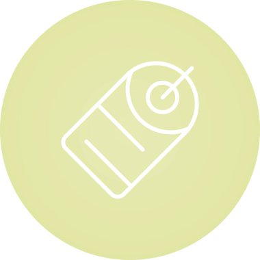 etiket web simgesi vektör illüstrasyonu 