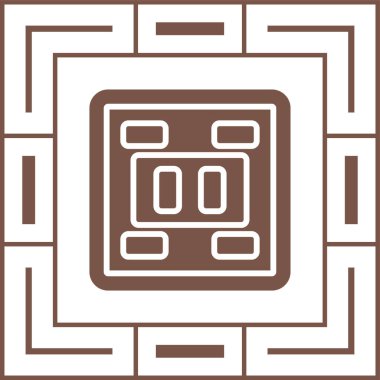 Soket simgesi tasarımı, vektör illüstrasyonu