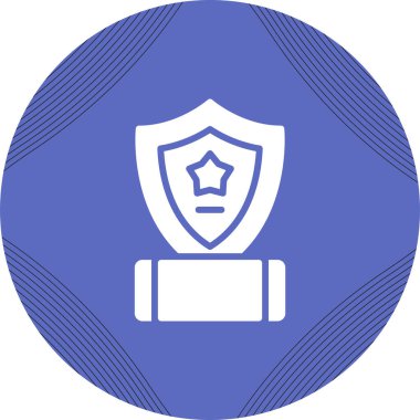 Kalkan, Koruma, Güvenlik Simgesi Vektör İllüstrasyonu