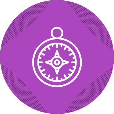 pusula simgesi web basit illüstrasyon