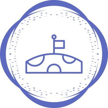 Beyaz arkaplanda ay vektör simgesi, gece simgesi 