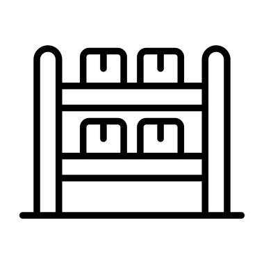 Stok simgesinin vektör illüstrasyonu