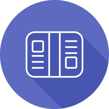 Kutu simgesi vektör illüstrasyonu