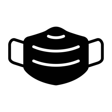 Maske simgesinin web illüstrasyonu