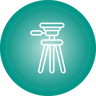 Tripod Stand 'ın temel doğrusal çizimi