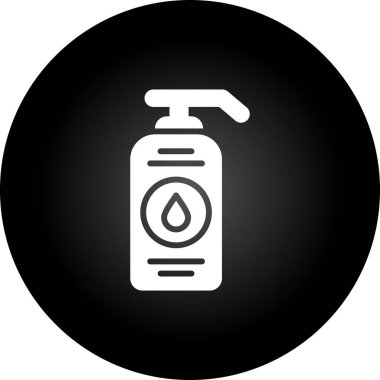 El dezenfektanı simgesinin vektör çizimi