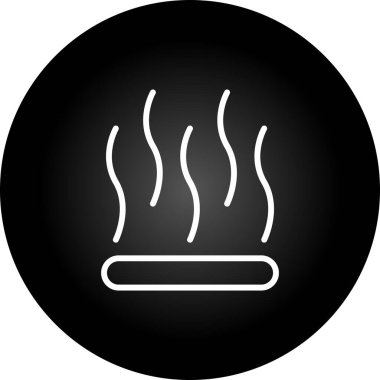 duman sinyali simgesi, web illüstrasyonu