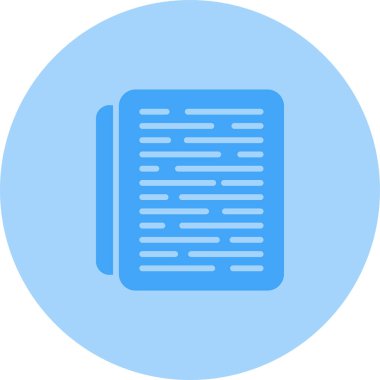 belge web simgesi vektör illüstrasyonu
