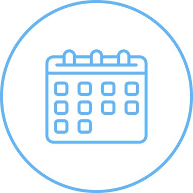 takvim anımsatma simgesi, özet biçimi, vektör illüstrasyonu