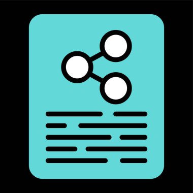 Paylaş. Web simgesi vektör illüstrasyonu