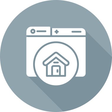 Ana sayfa vektör çizgisi simgesi beyaz arkaplanda izole edildi. Infographic, web sitesi veya uygulama için ana sayfa simgesi. 