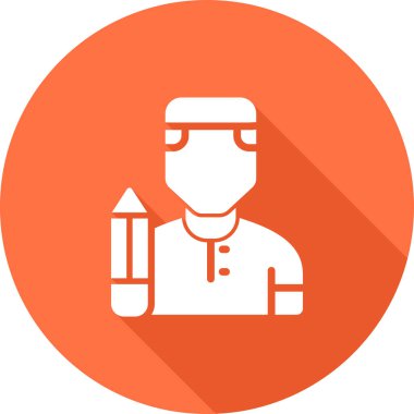 kullanıcı. Web simgesi basit illüstrasyon