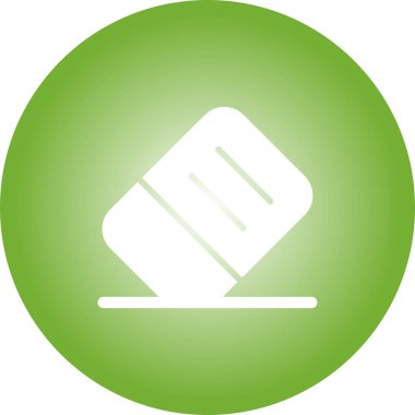 silgi simgesi, vektör illüstrasyonu basit tasarım